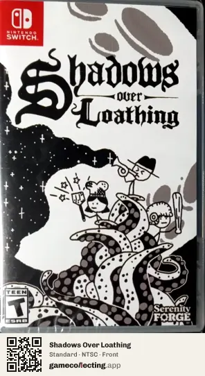 Shadows Over Loathing Nintendo Switch, NTSC box front