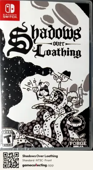 Shadows Over Loathing Nintendo Switch, NTSC box front