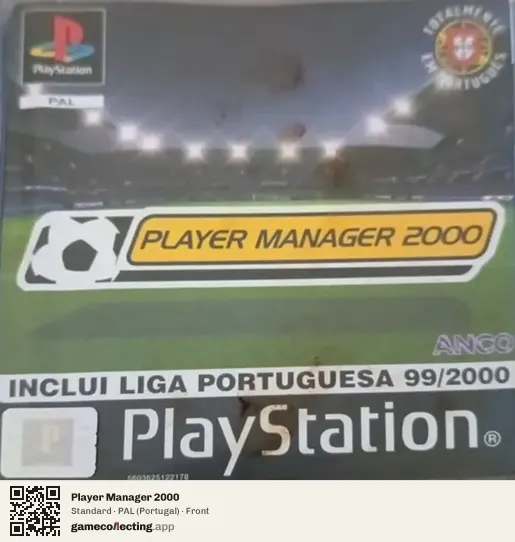 Player Manager 2000 PlayStation, Portugal box front