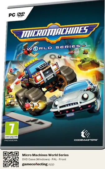 Micro Machines World Series Computer, PAL box front