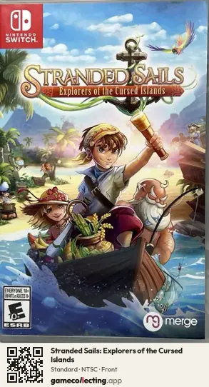 Stranded Sails: Explorers of the Cursed Islands Nintendo Switch, NTSC box front