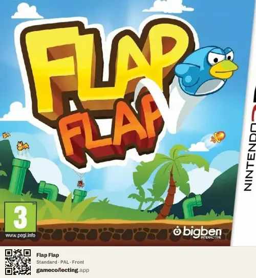 Flap Flap Nintendo 3DS, PAL box front
