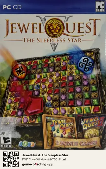 Jewel Quest: The Sleepless Star Computer, NTSC box front