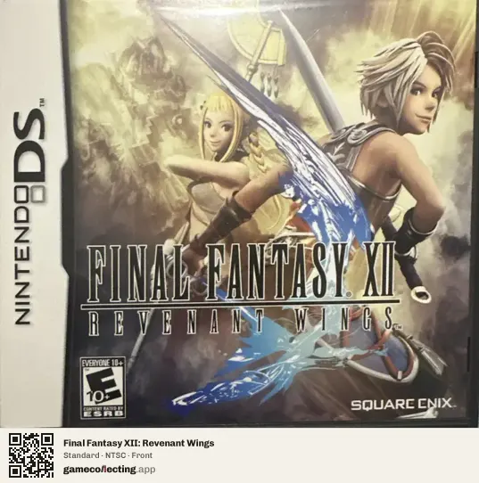 Final Fantasy XII: Revenant Wings Nintendo DS, NTSC box front