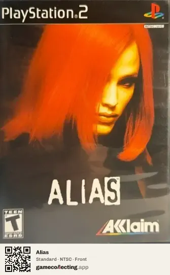 Alias PlayStation 2, NTSC box front