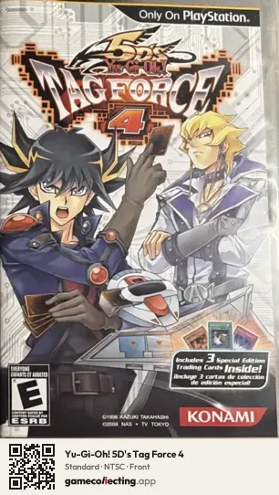 Yu-Gi-Oh! 5D's Tag Force 4 PlayStation Portable, NTSC box front