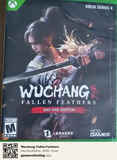 Wuchang: Fallen Feathers Xbox Series X, NTSC box front