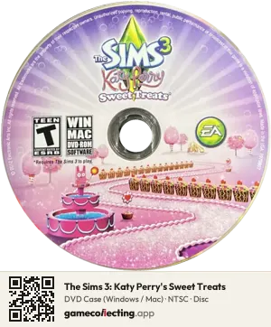 The Sims 3: Katy Perry's Sweet Treats Computer, NTSC disc