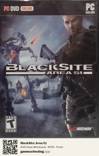 BlackSite: Area 51 Computer, NTSC box front