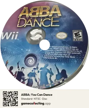 ABBA: You Can Dance Nintendo Wii, NTSC disc