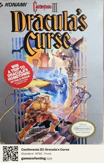 Castlevania III: Dracula's Curse Nintendo Entertainment System, NTSC box front