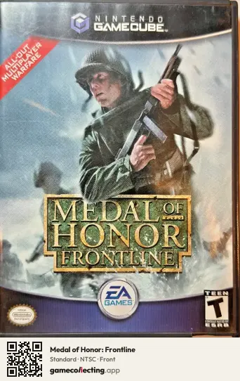 Medal of Honor: Frontline Nintendo GameCube, NTSC box front