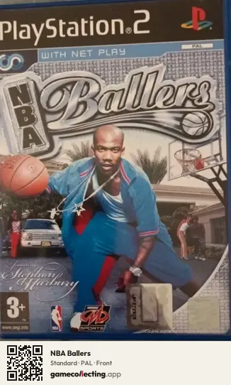 NBA Ballers PlayStation 2, PAL box front