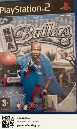 NBA Ballers PlayStation 2, PAL box front