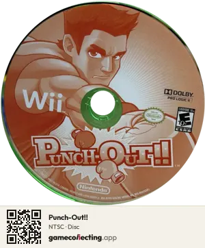 Punch-Out!! Nintendo Wii, NTSC disc