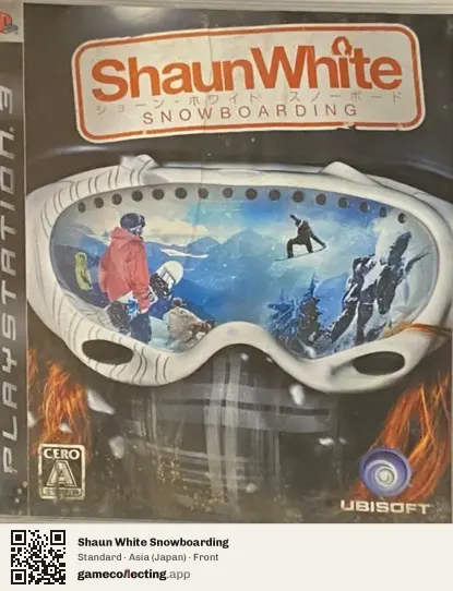 Shaun White Snowboarding PlayStation 3, Asia box front