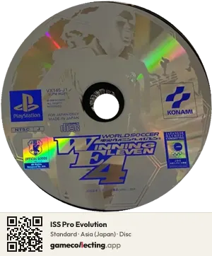 ISS Pro Evolution PlayStation, Asia disc