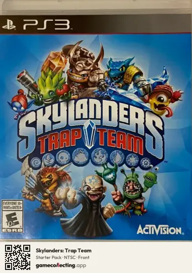 Skylanders: Trap Team PlayStation 3, NTSC box front