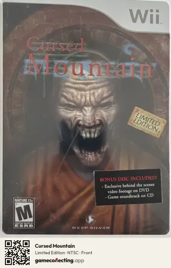 Cursed Mountain Nintendo Wii, NTSC box front