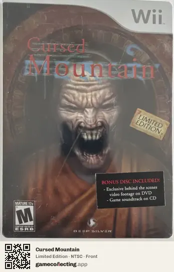 Cursed Mountain Nintendo Wii, NTSC box front