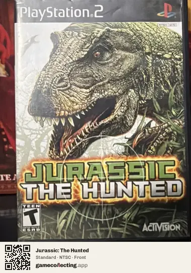 Jurassic: The Hunted PlayStation 2, NTSC box front