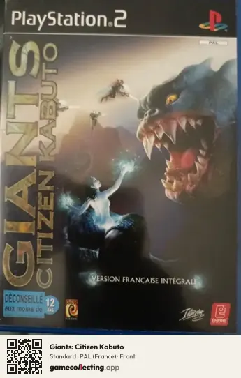 Giants: Citizen Kabuto PlayStation 2, France box front