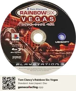 Tom Clancy's Rainbow Six: Vegas PlayStation 3, Asia disc
