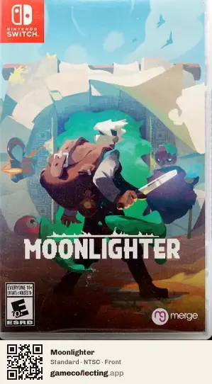 Moonlighter Nintendo Switch, NTSC box front