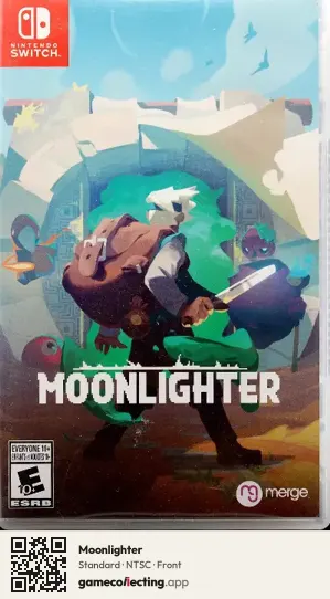 Moonlighter Nintendo Switch, NTSC box front