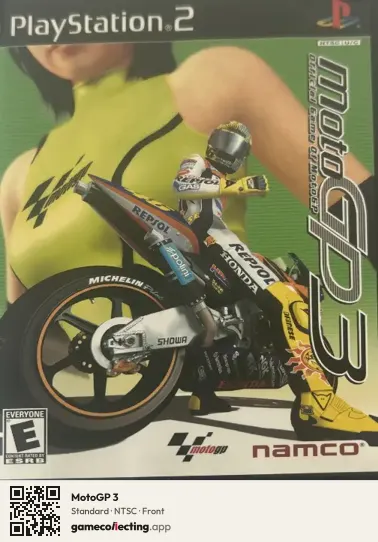 MotoGP 3 PlayStation 2, NTSC box front