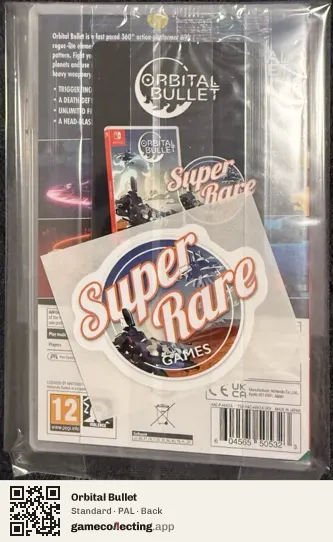 Orbital Bullet Nintendo Switch, PAL box back
