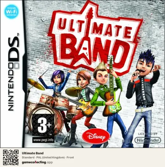 Ultimate Band Nintendo DS, United Kingdom box front