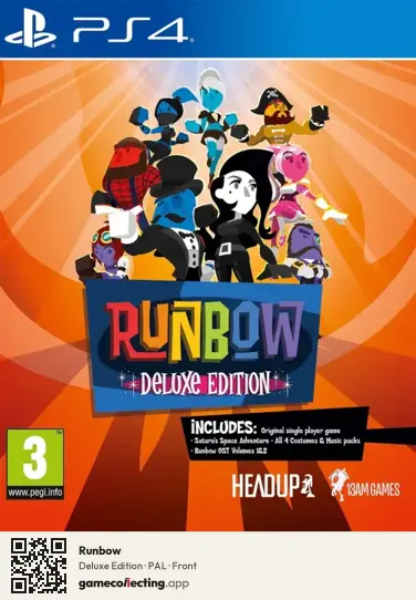 Runbow PlayStation 4, PAL box front