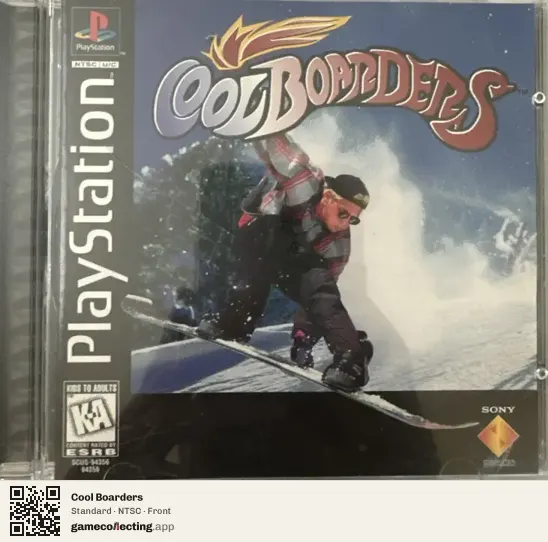 Cool Boarders PlayStation, NTSC box front