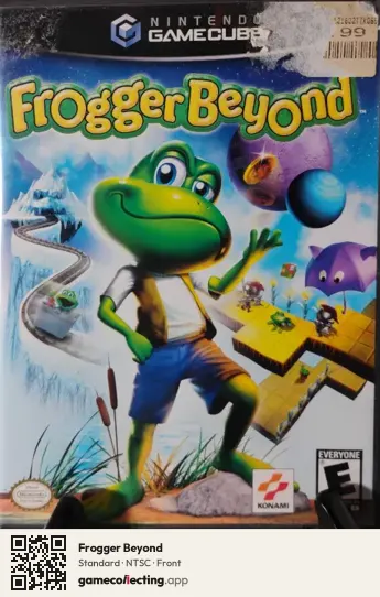 Frogger Beyond Nintendo GameCube, NTSC box front