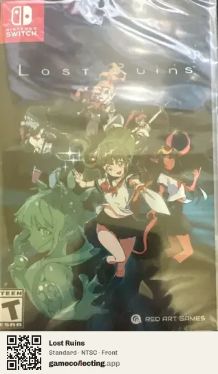 Lost Ruins Nintendo Switch, NTSC box front