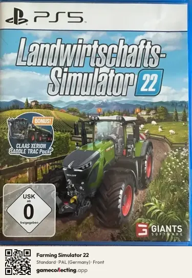 Farming Simulator 22 PlayStation 5, Germany box front