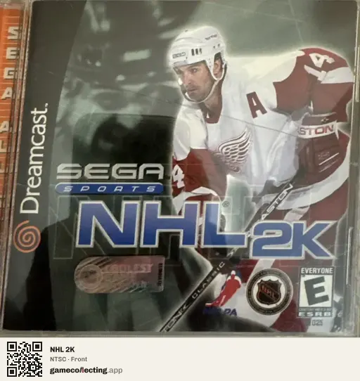 NHL 2K Sega Dreamcast, NTSC box front