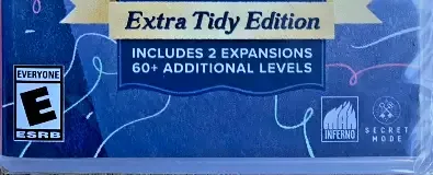 A Little to the Left, the ESRB box on its front