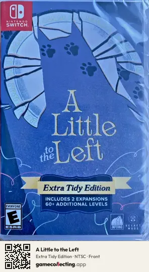 A Little to the Left Nintendo Switch, NTSC box front