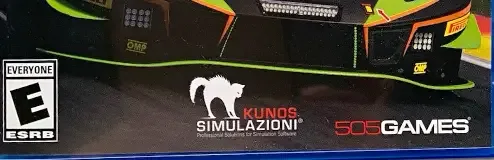 Assetto Corsa Competizione, the ESRB box on its front