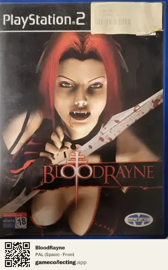 BloodRayne PlayStation 2, Spain box front