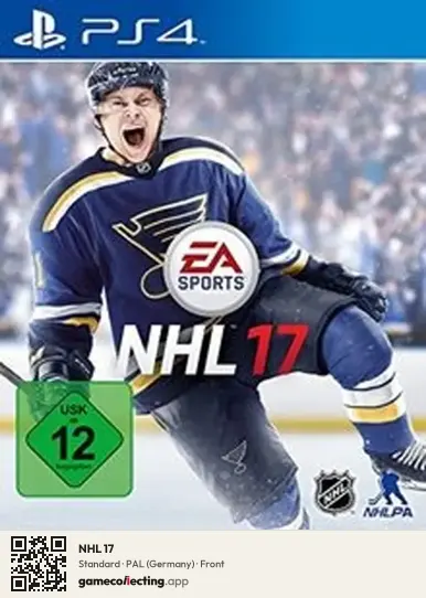 NHL 17 PlayStation 4, Germany box front