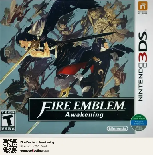 Fire Emblem: Awakening Nintendo 3DS, NTSC box front