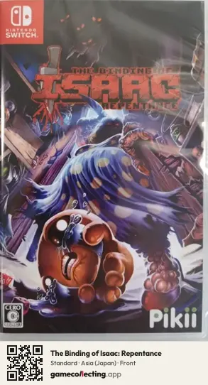 The Binding of Isaac: Repentance Nintendo Switch, Asia box front