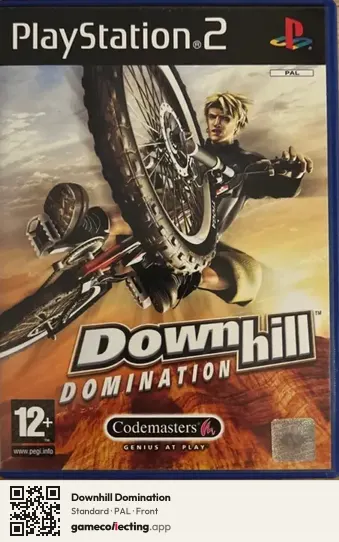 Downhill Domination PlayStation 2, PAL box front