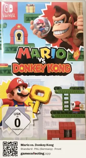 Mario vs. Donkey Kong Nintendo Switch, Germany box front