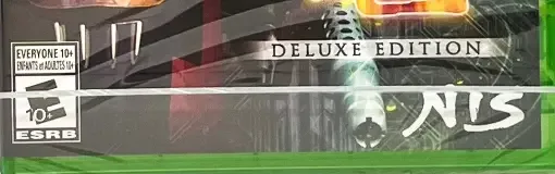 Raiden IV x Mikado Remix, the ESRB box on its front