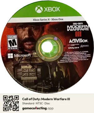 Call of Duty: Modern Warfare III Xbox Series X, NTSC disc