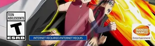Naruto to Boruto: Shinobi Striker, the ESRB box on its front